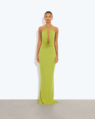 rat and boa green dress Giovana Long Sleeve Lace V-neck BodyFit:Regular Color:Tranquil Blue/Charmeuse/Biscotti/White